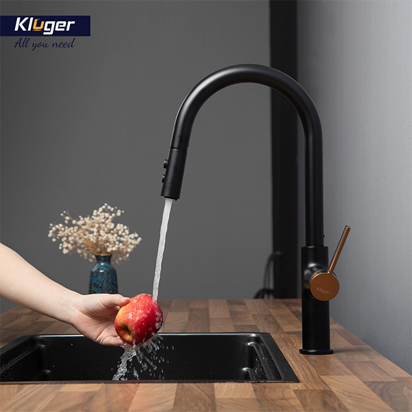 Vòi rửa bát Kluger KLF0005B PLUTO Series.