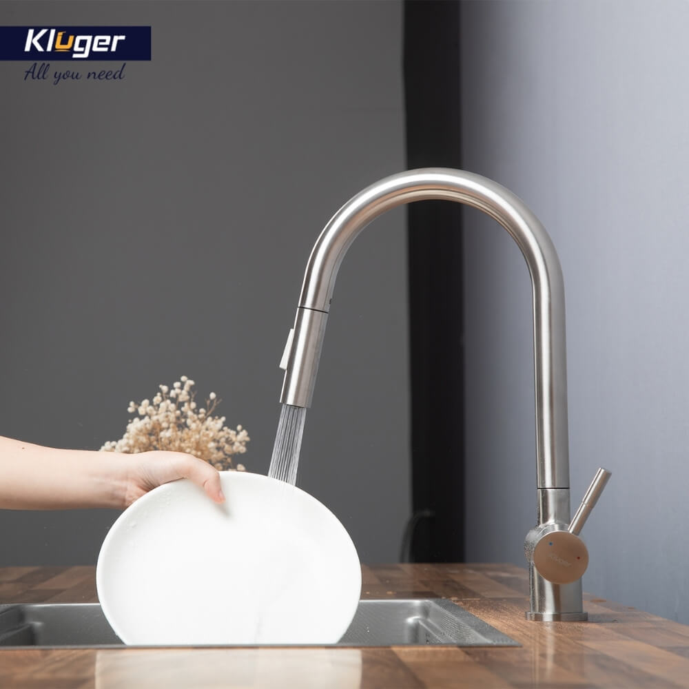 Vòi rửa bát Kluger KLF0008SS