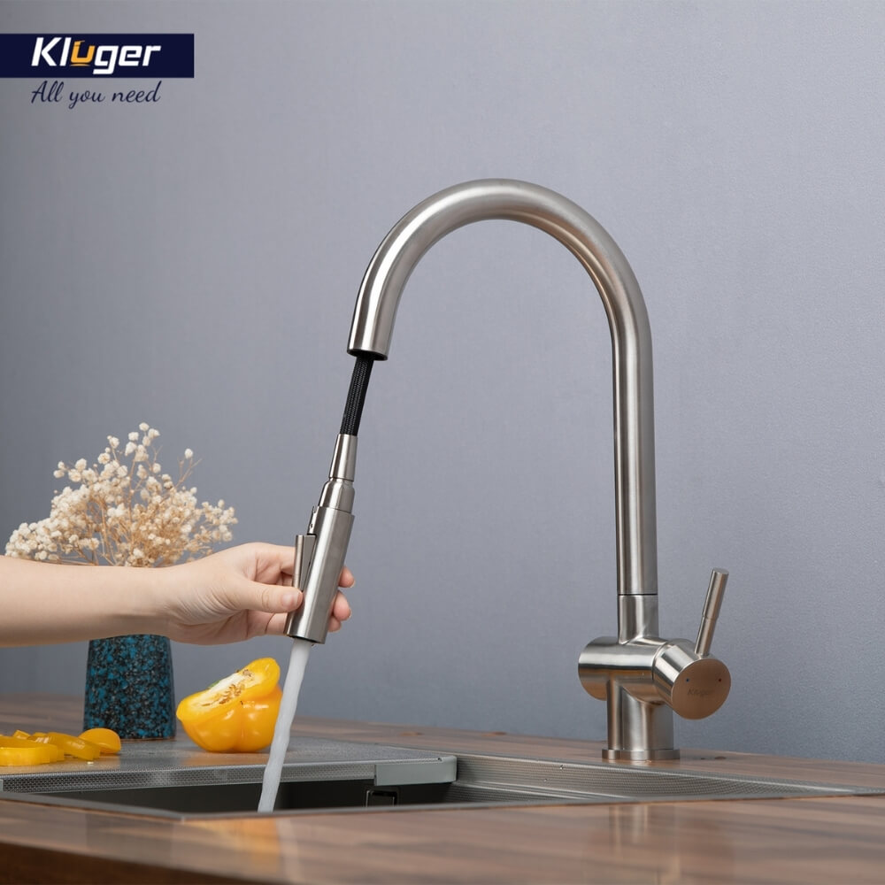 Vòi rửa bát Kluger KLF0008SS