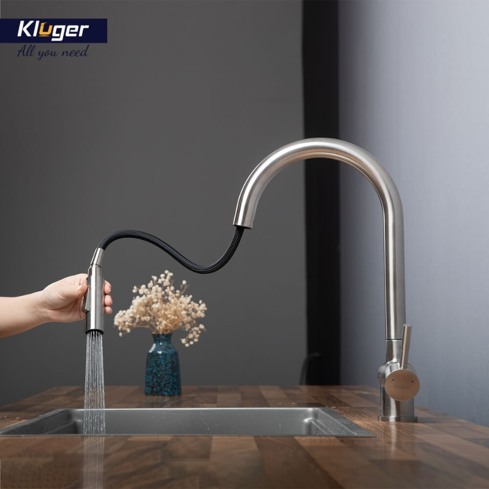 Vòi rửa bát Kluger KLF0008SS